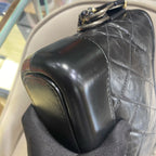 Chanel Gabrielle Hobo Handbag Black Quilted Aged Lambskin Gold & Ruthenium Hardware
