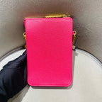 Chanel Classic Crossbody Bag Fuchsia Pink Caviar Leather Gold Hardware