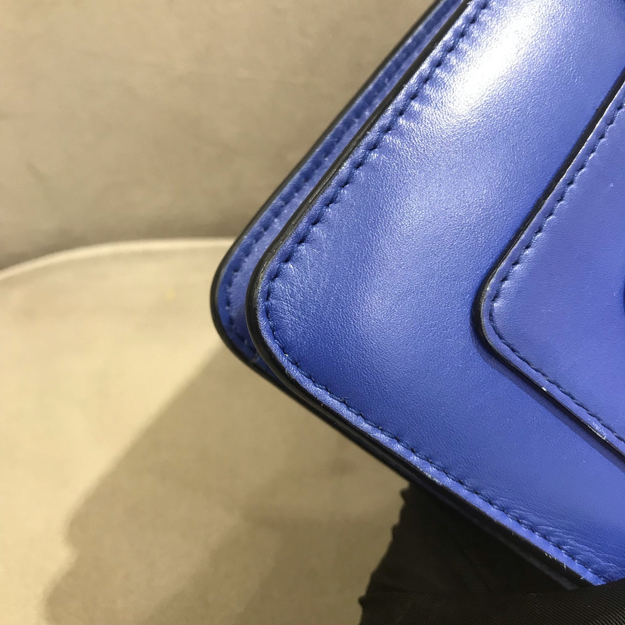 Bvlgari Serpenti Forever Shoulder Bag Royal Blue Leather Gold Hardware