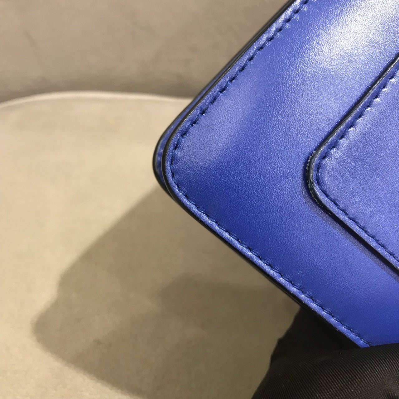 Bvlgari Serpenti Forever Shoulder Bag Royal Blue Leather Gold Hardware
