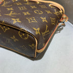 Louis Vuitton Nano Noé Bucket Bag Monogram Canvas Gold Hardware