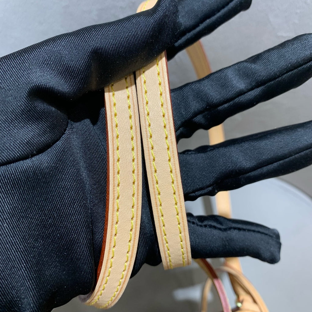 Louis Vuitton Nano Noé Bucket Bag Monogram Canvas Gold Hardware