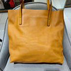 Gucci GG Canvas Tassel Bucket Bag Beige Gold Hardware