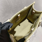 Louis Vuitton Monogram Empreinte Onthego PM Tote Bag Avocado Green Gold Hardware