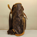 Louis Vuitton Monogram Bosphore Backpack Brown Gold Hardware