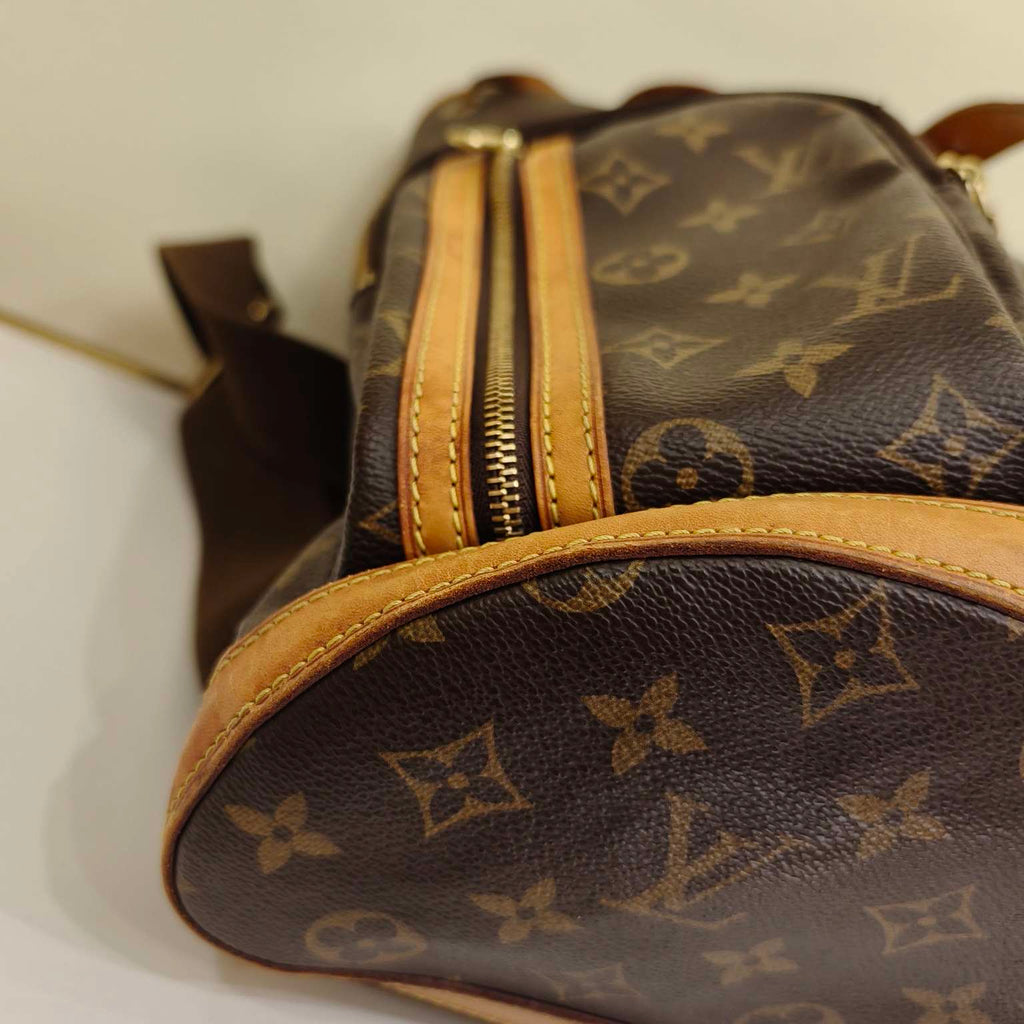Louis Vuitton Monogram Bosphore Backpack Brown Gold Hardware