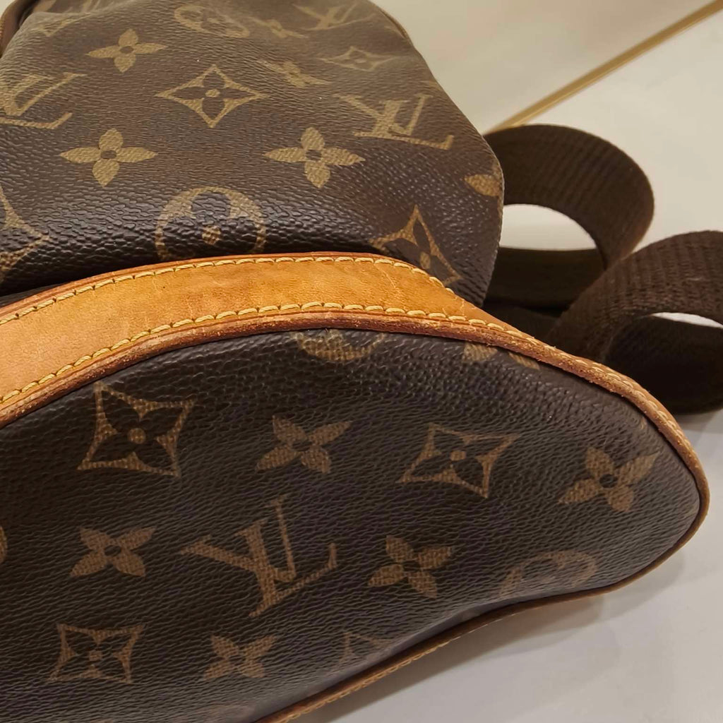 Louis Vuitton Monogram Bosphore Backpack Brown Gold Hardware