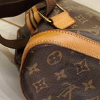 Louis Vuitton Monogram Bosphore Backpack Brown Gold Hardware