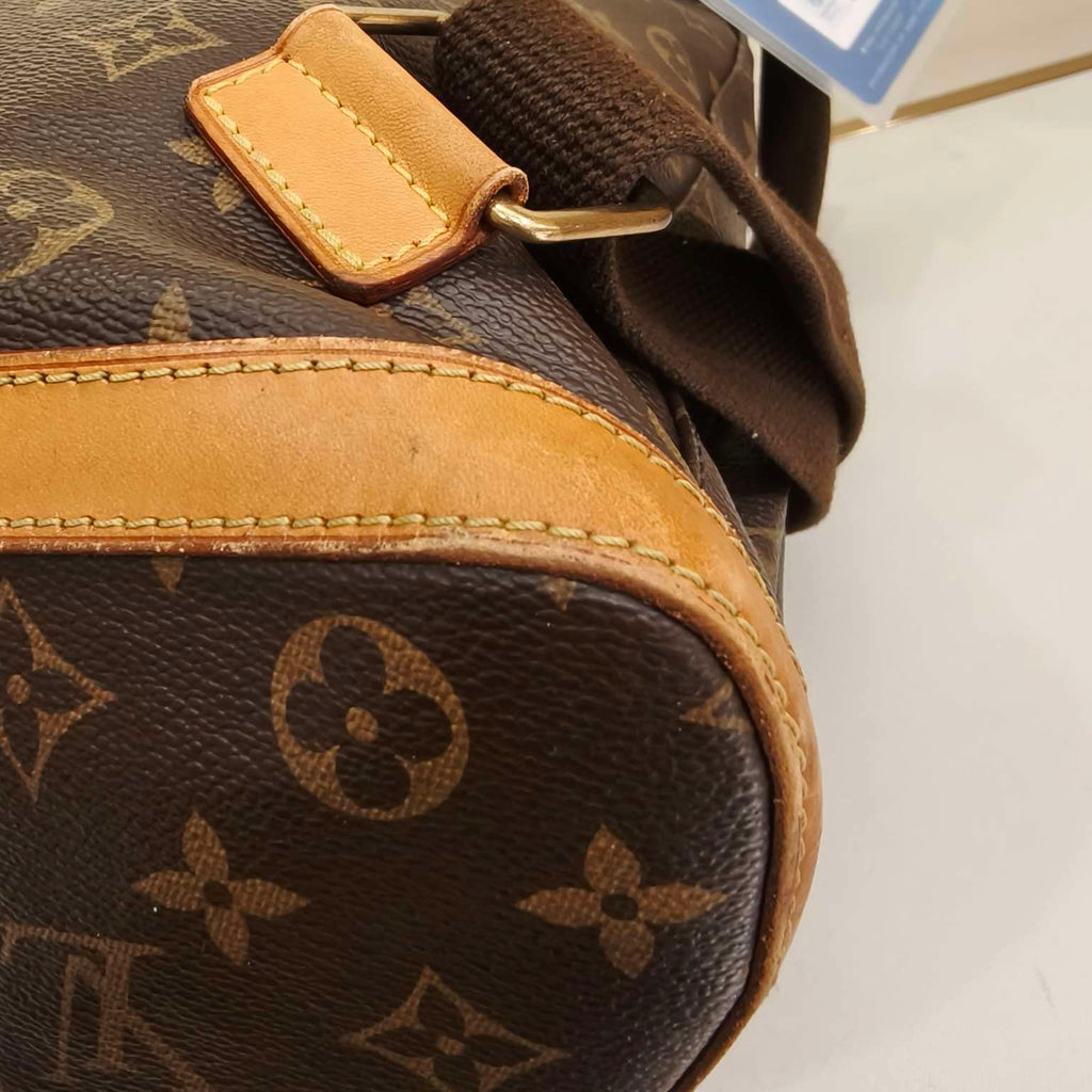 Louis Vuitton Monogram Bosphore Backpack Brown Gold Hardware