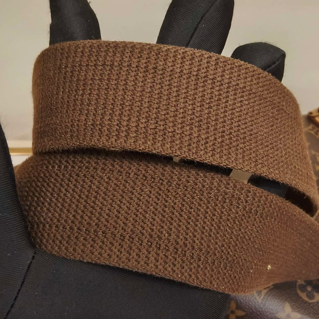 Louis Vuitton Monogram Bosphore Backpack Brown Gold Hardware