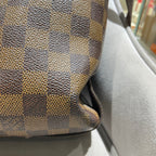 Louis Vuitton Damier Ebene District PM Messenger Bag Brown Silver Hardware