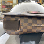 Louis Vuitton Damier Ebene District PM Messenger Bag Brown Silver Hardware