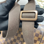 Louis Vuitton Damier Ebene District PM Messenger Bag Brown Silver Hardware
