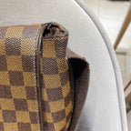 Louis Vuitton Damier Ebene District PM Messenger Bag Brown Silver Hardware