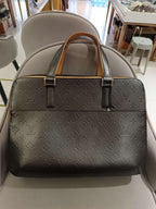 Louis Vuitton Monogram Mat Briefcase Space Gray Silver Hardware