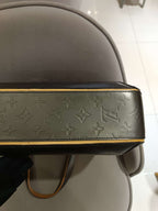 Louis Vuitton Monogram Mat Briefcase Space Gray Silver Hardware