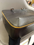 Louis Vuitton Monogram Mat Briefcase Space Gray Silver Hardware