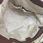 Gucci Microguccissima Tote Bag Brown Leather Gold Hardware