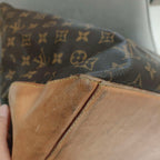 Louis Vuitton Damier Ebene Cabas Piano Tote Bag Brown Gold Hardware