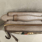 Gucci Ophidia Shoulder Bag GG Supreme Canvas Brown Leather Gold Hardware