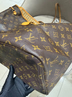 Louis Vuitton Neverfull Tote Bag Monogram Canvas Gold Hardware