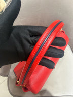 Louis Vuitton Vavin Top-Handle Bag Red Grained Leather Gold Hardware