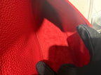 Louis Vuitton Vavin Top-Handle Bag Red Grained Leather Gold Hardware