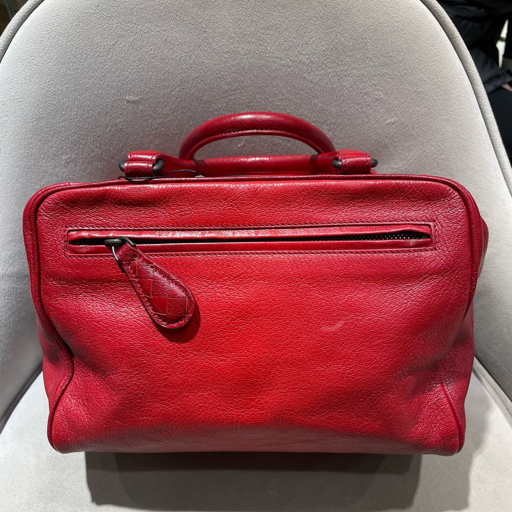 BOTTEGA VENETA Tote Bag | Gradient Red Leather | Pre-owned