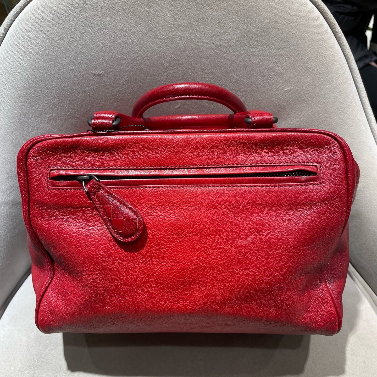BOTTEGA VENETA Tote Bag | Gradient Red Leather | Pre-owned