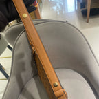 MCM MWSBSKM01 Shoulder Bag Cognac Visetos Canvas Gold Hardware