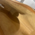 MCM MWSBSKM01 Shoulder Bag Cognac Visetos Canvas Gold Hardware