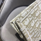 Dior Book Tote Bag Cream/Gold Dior Oblique Monogram Gold Hardware
