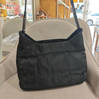 Prada Quilted Shoulder Bag Black Nylon Black Hardware