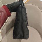 Prada Quilted Shoulder Bag Black Nylon Black Hardware