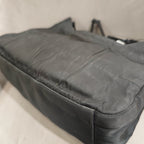 Prada Quilted Shoulder Bag Black Nylon Black Hardware