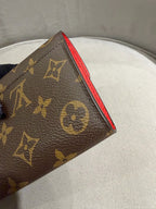 Louis Vuitton Sarah Wallet Monogram Canvas Gold Hardware
