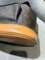 Louis Vuitton Montsouris Backpack Monogram Canvas Gold Hardware