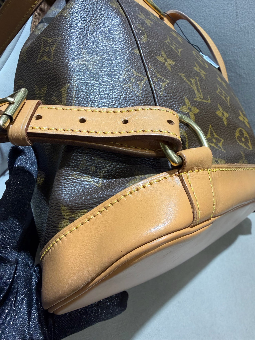Louis Vuitton Montsouris Backpack Monogram Canvas Gold Hardware