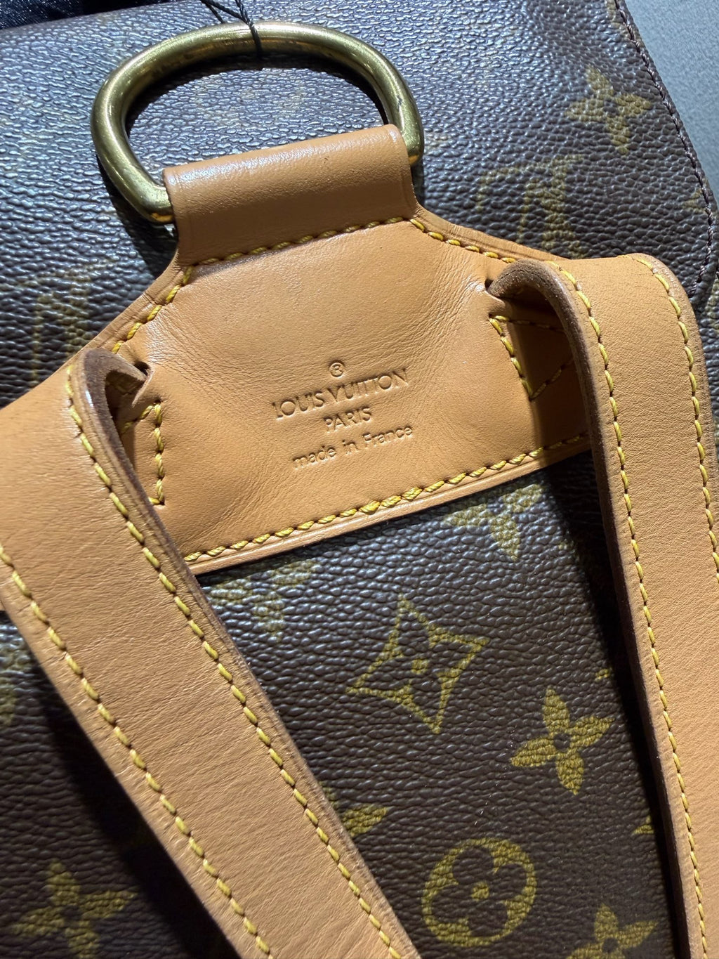 Louis Vuitton Montsouris Backpack Monogram Canvas Gold Hardware
