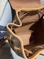 Louis Vuitton Montsouris Backpack Monogram Canvas Gold Hardware