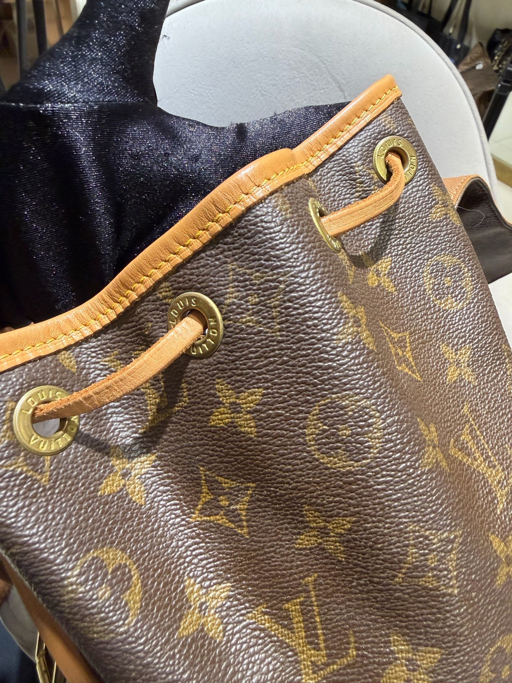 Louis Vuitton Montsouris Backpack Monogram Canvas Gold Hardware