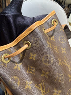 Louis Vuitton Montsouris Backpack Monogram Canvas Gold Hardware
