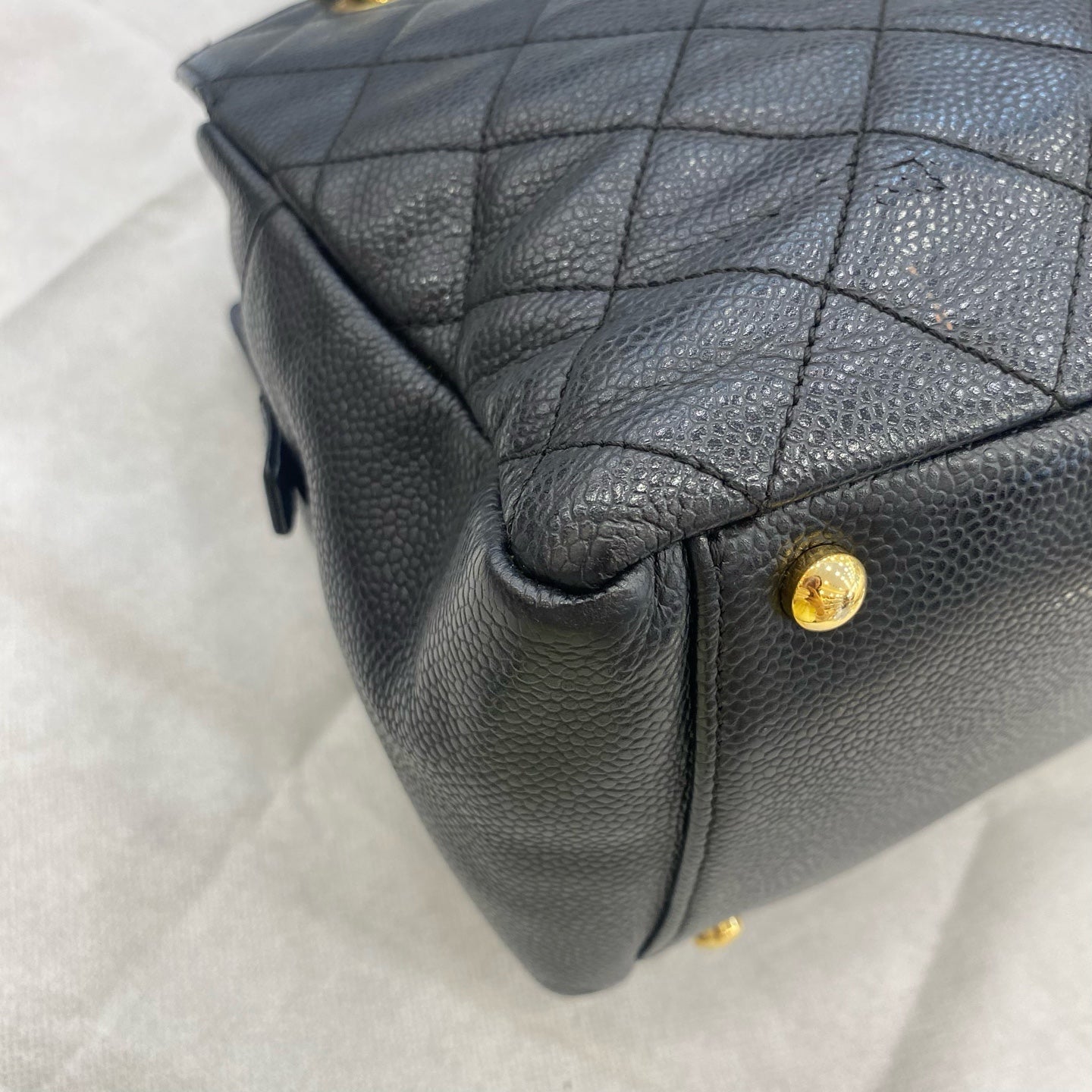 Chanel Quilted Leather Flap Bag Tan/Camel Gold Hardware