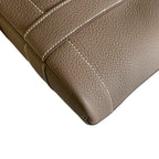 Hermès Garden Party Tote Handbag in Etoupe Togo Leather with Silver Hardware
