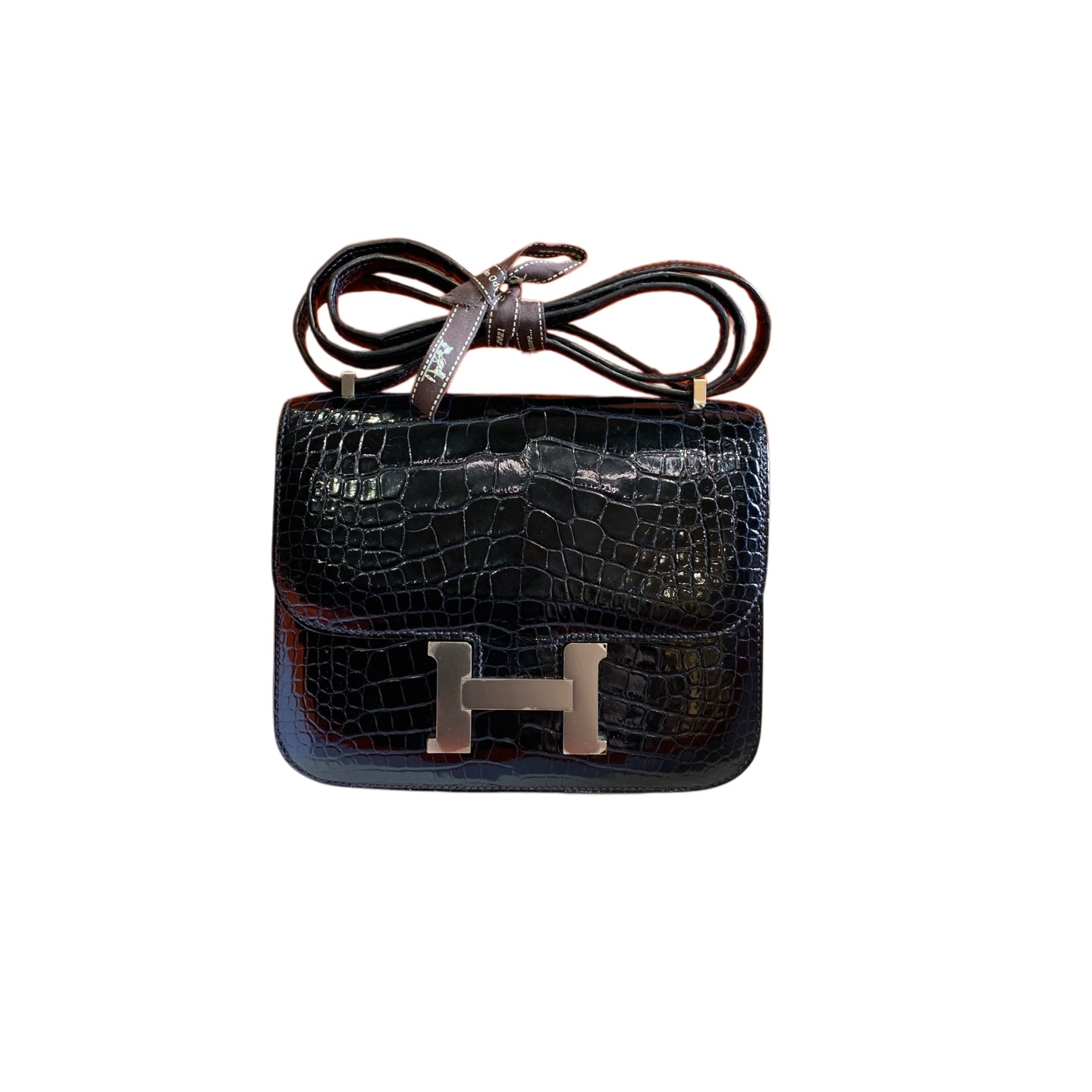 HERMÈS Constance 19 | Crocodile Leather | Deep Sea Blue