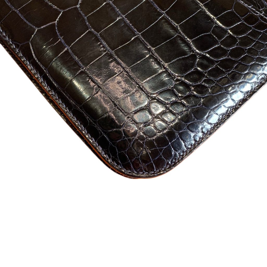 HERMÈS Constance 19 | Crocodile Leather | Deep Sea Blue