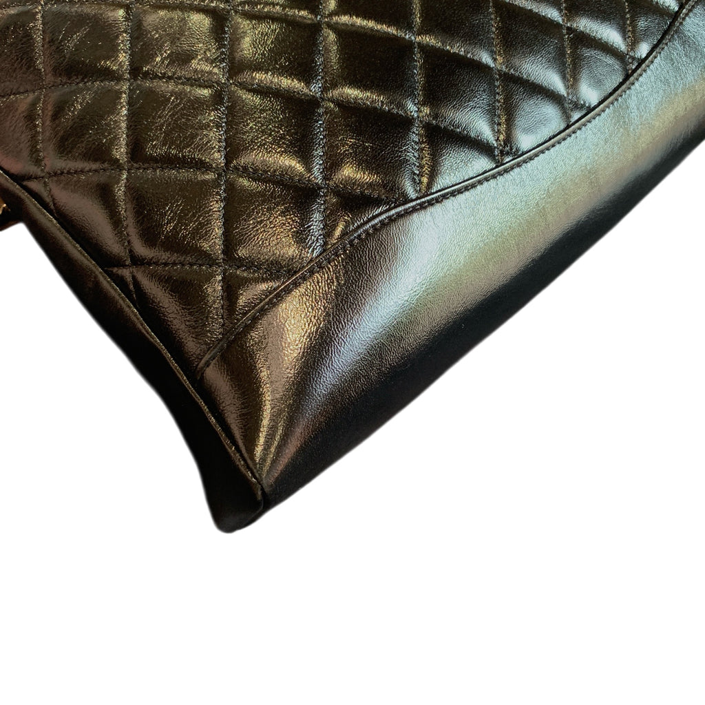 CHANEL Medium Bag | Lambskin & Waxed Leather | Pre-owned