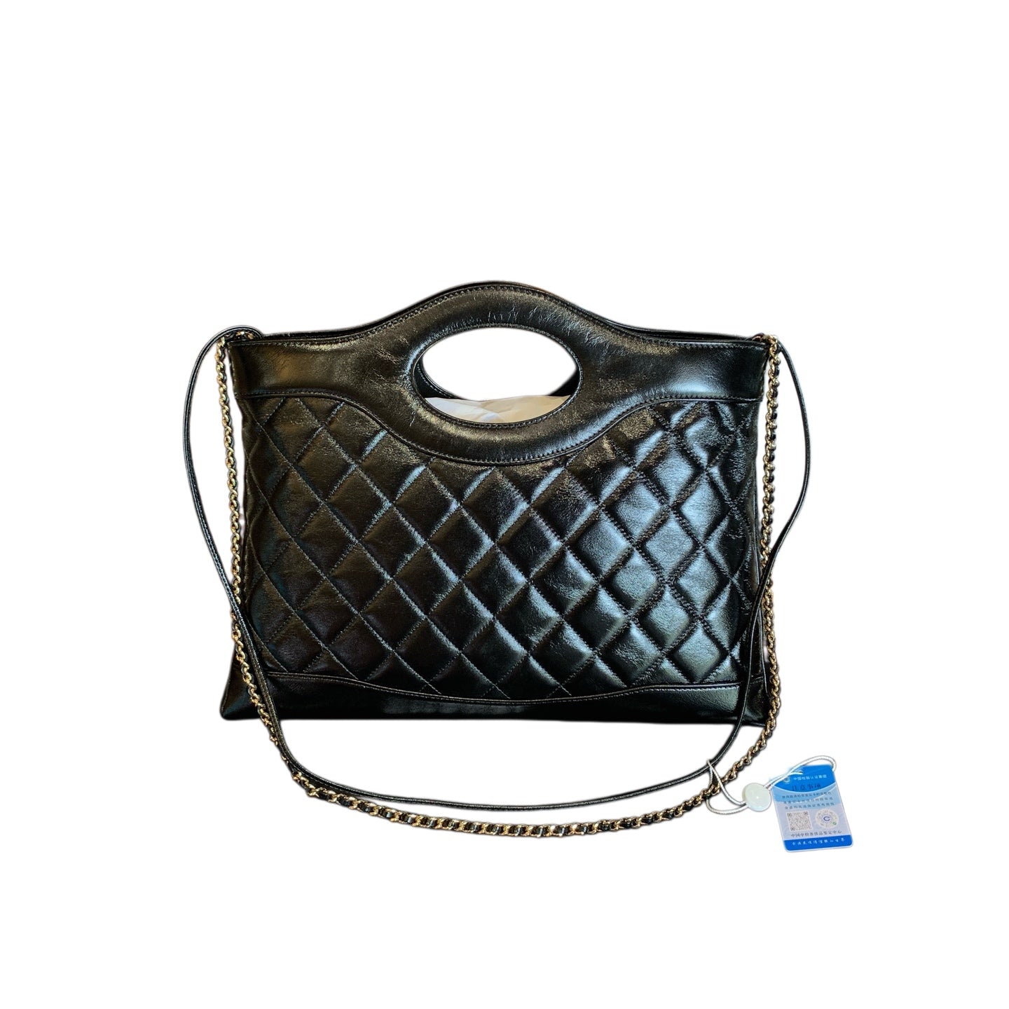 CHANEL Medium Bag | Lambskin & Waxed Leather | Pre-owned