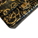 CHANEL 2.55 Egypt Collection | Crocodile-Embossed Graffiti | Pre-owned