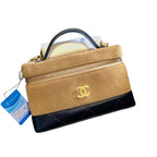 CHANEL Colorblock Suede LP Lunch Bag | Alcantara | Brand New